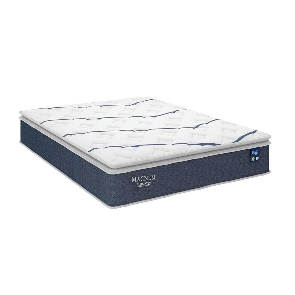 Colchão Casal Molas Ensacadas Magnum Pillow Top (138x188x28) - Plumatex