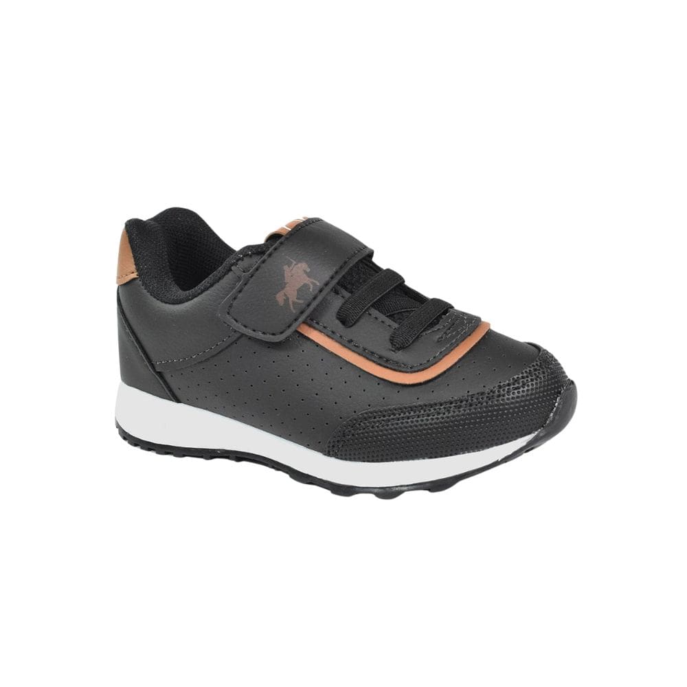 Tênis Infantil Jet Kids Meninos Street Preto Caramelo