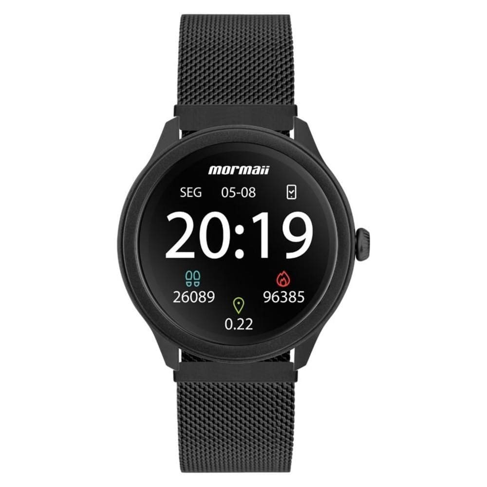 Relógio Smartwatch Unissex Mormaii Life Preto – MOLIFEURAE/7P
