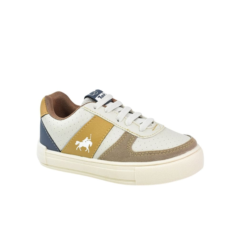 Tênis Infantil Jet Kids Meninos Casual Bege