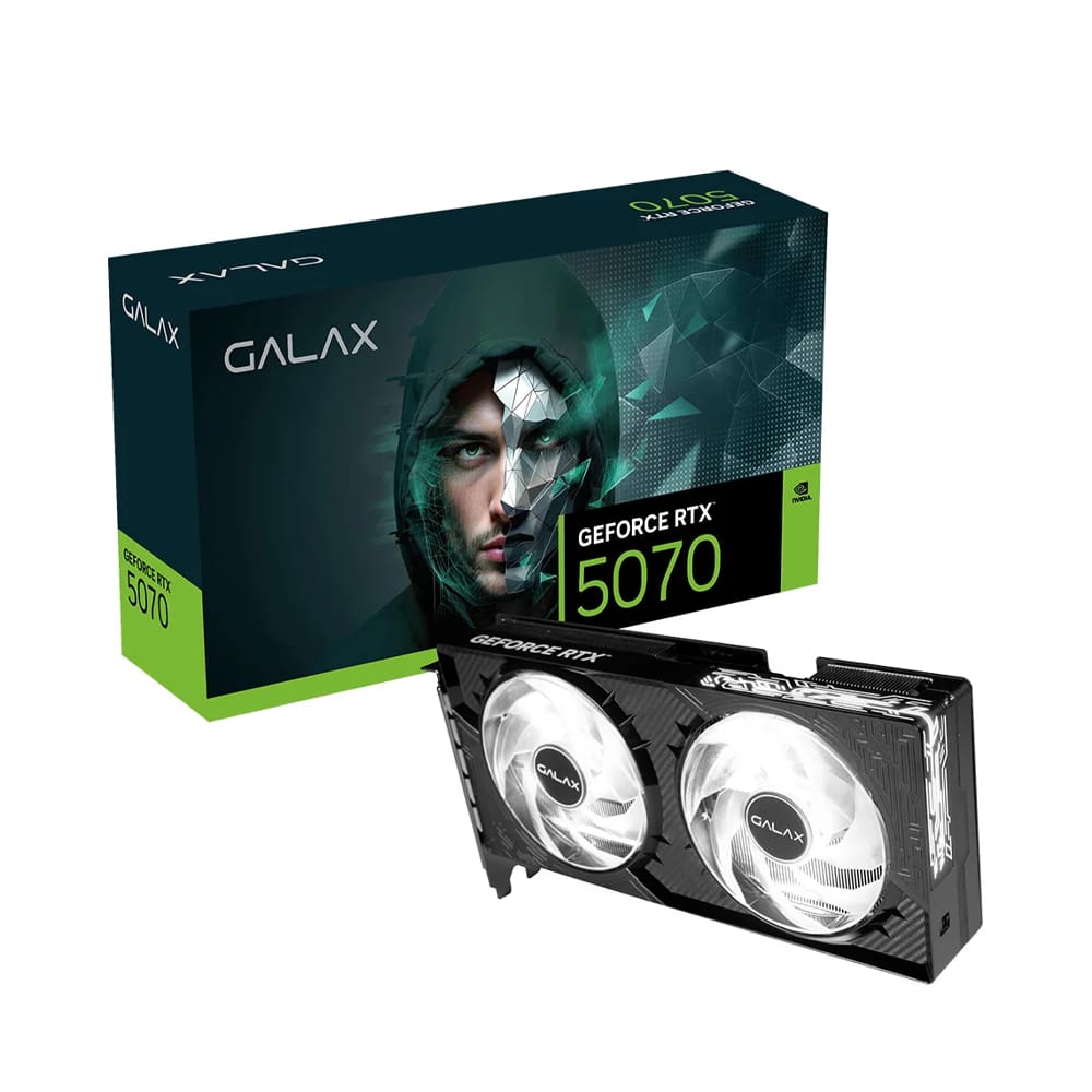 Placa De Vídeo Galax GeForce RTX 5070 12GB 1-Click Oc 2x GDDR7