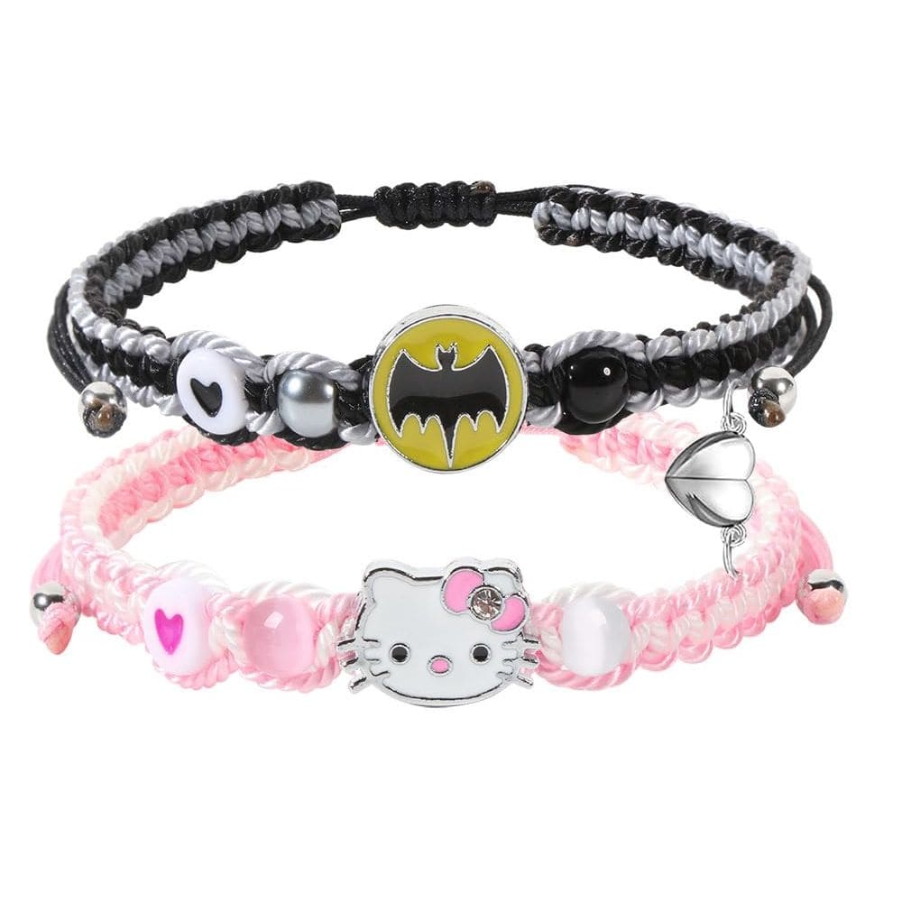 Pulseiras SKIRIFLA Kitty Matching para casais, o melhor amigo