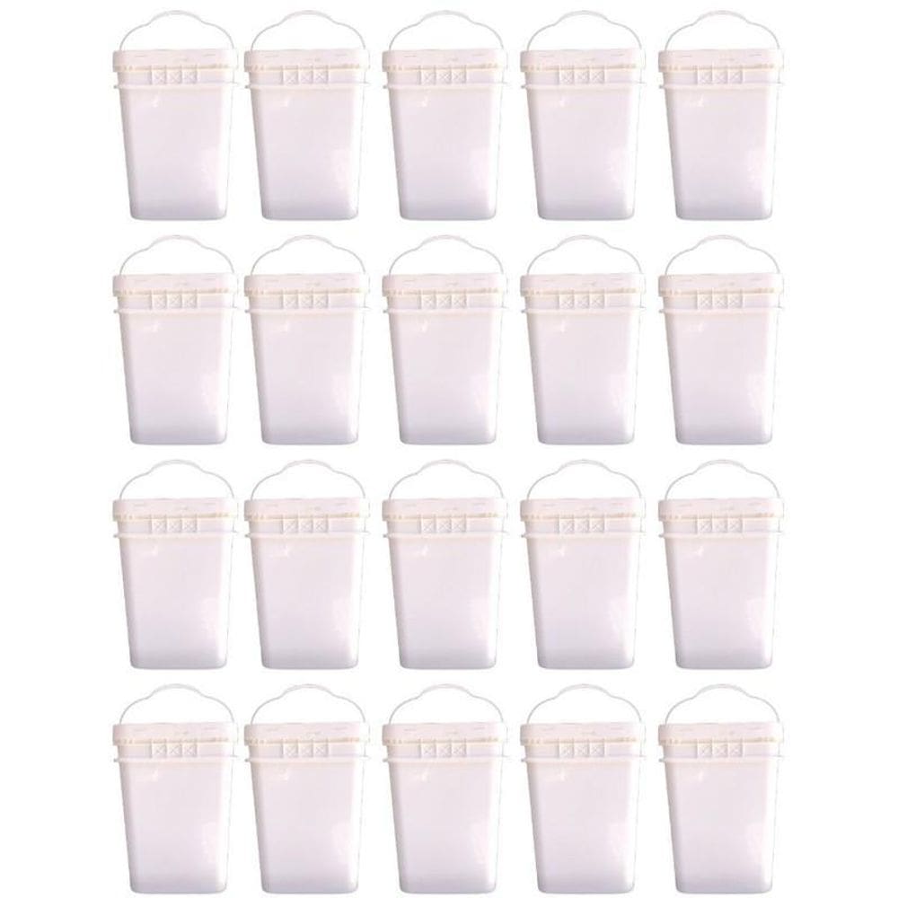 Balde Retangular 20Lts Para Resina 20 Pcs