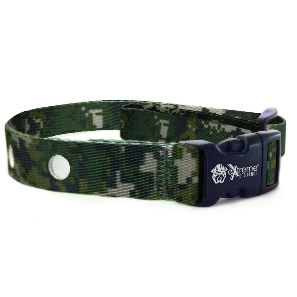 Cinta de coleira de reposição para cães Extreme Dog Fence Nylon Camo