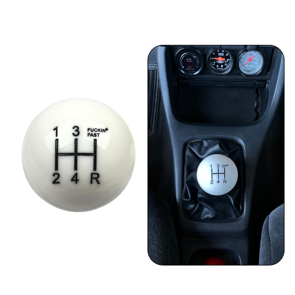 Bola Manopla De Cambio Branco Universal Ford Chevrolet Audi