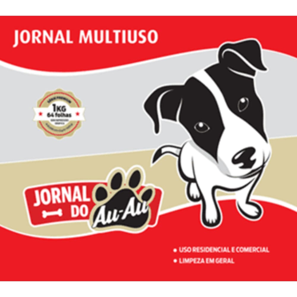 Jornal Higienico Limpo 1KG P/ Pet Urinar 64 Folhas 64x56