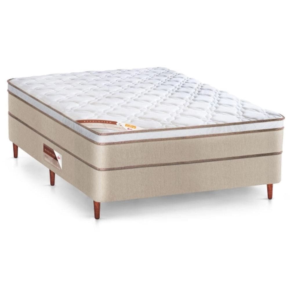 Cama Box Casal Castor Revolution Hibrido 138x188x54 + Box Castor
