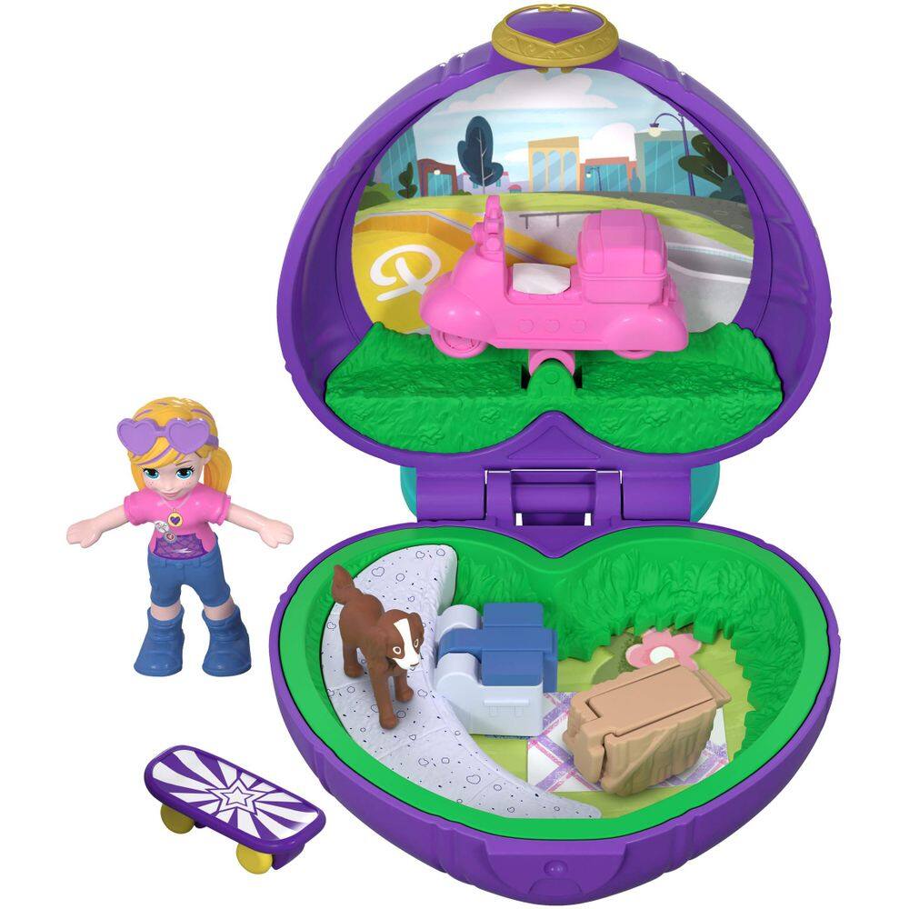 Conjunto de brinquedos Polly Tiny World Polly & Peaches FRY30