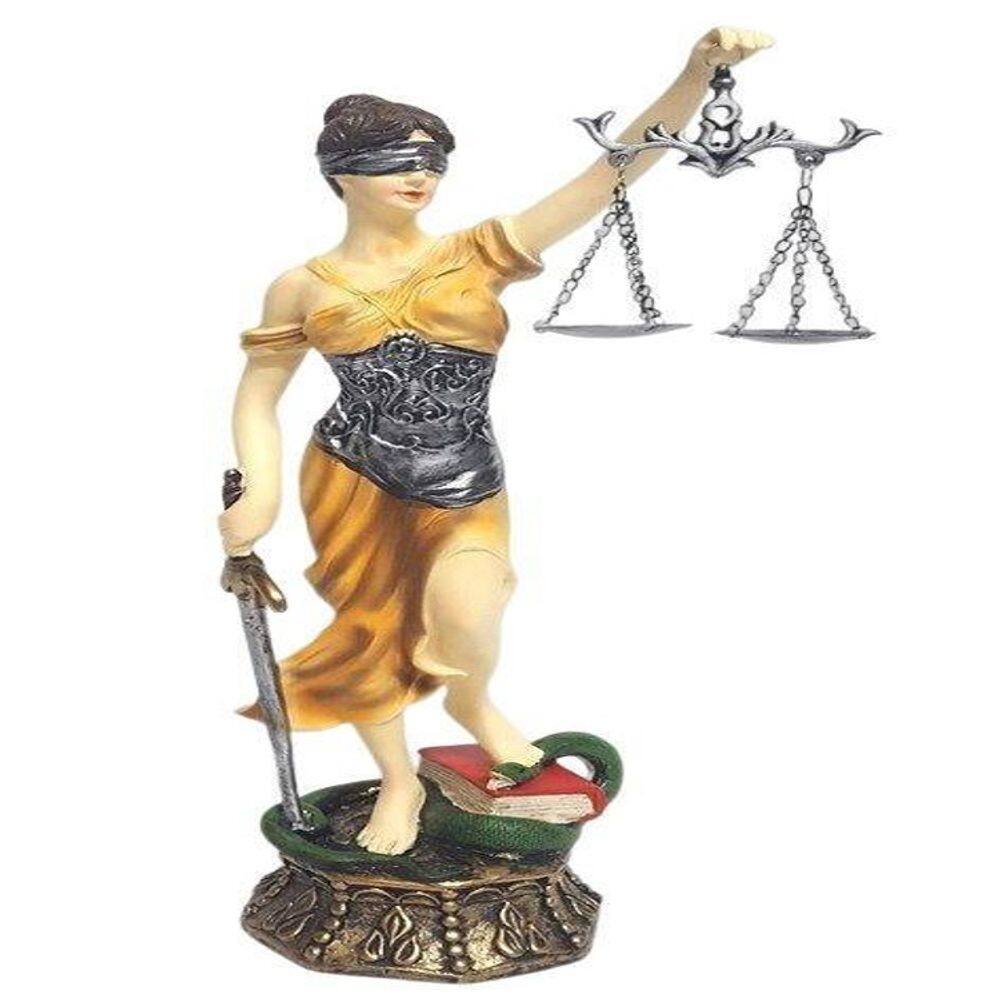 Estatueta Decorativa Themis Deusa da Justiça 35 cm