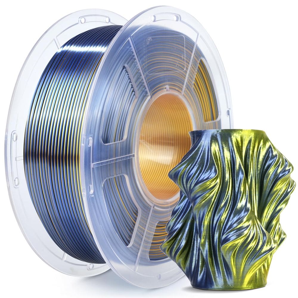 Filamento de impressora 3D SUNLU Silk Dual Color PLA 1,75 mm 1 kg