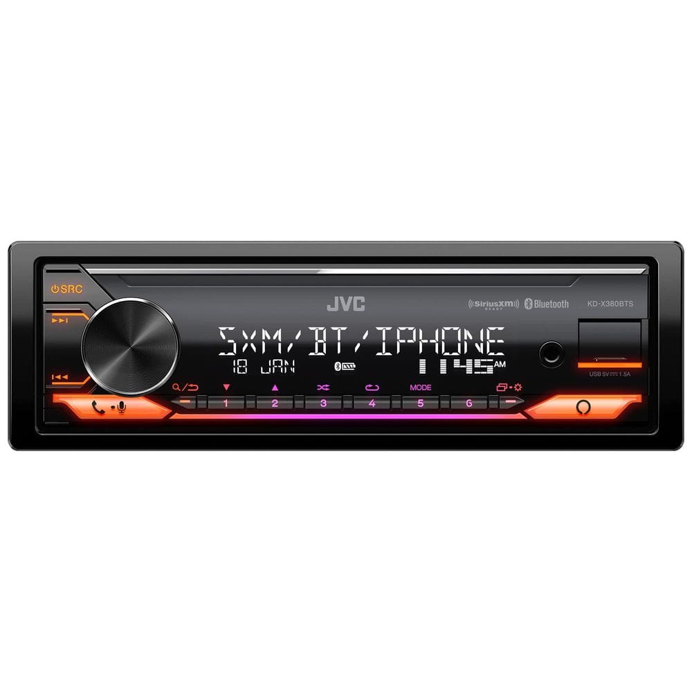de carro JVC KD-X380BTS Digital Media com Bluetooth, USB