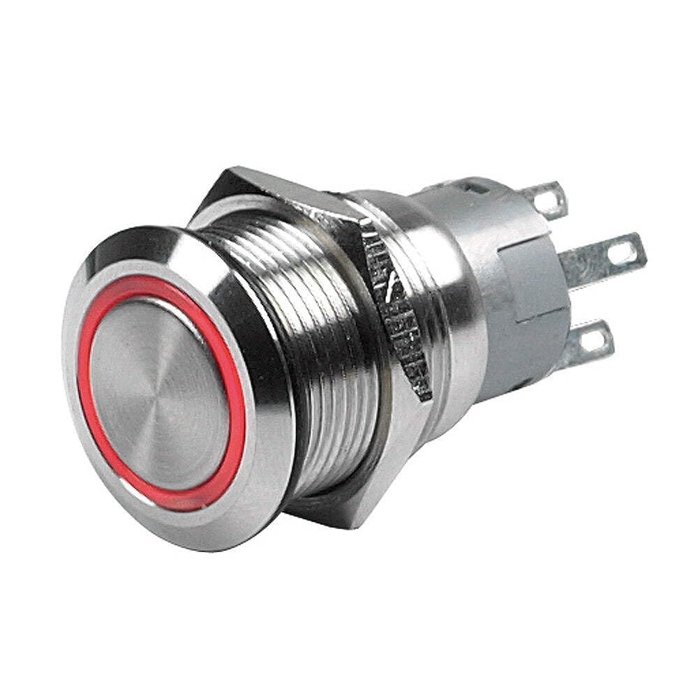 Interruptor com botão de pressão Marinco 80-511-0005-01 24V com travamento ligado/desligado