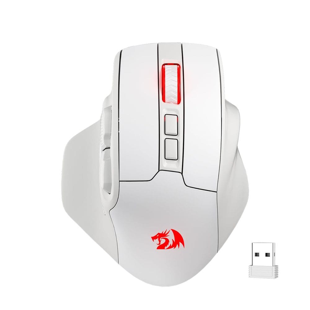 Mouse para jogos sem fio Redragon M806 com 7 botões programáveis
