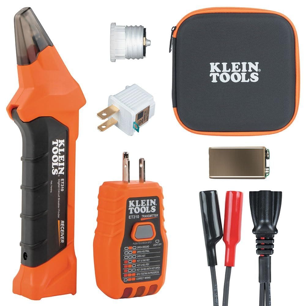 Kit de localização de disjuntores Klein Tools ET310KIT com testadores