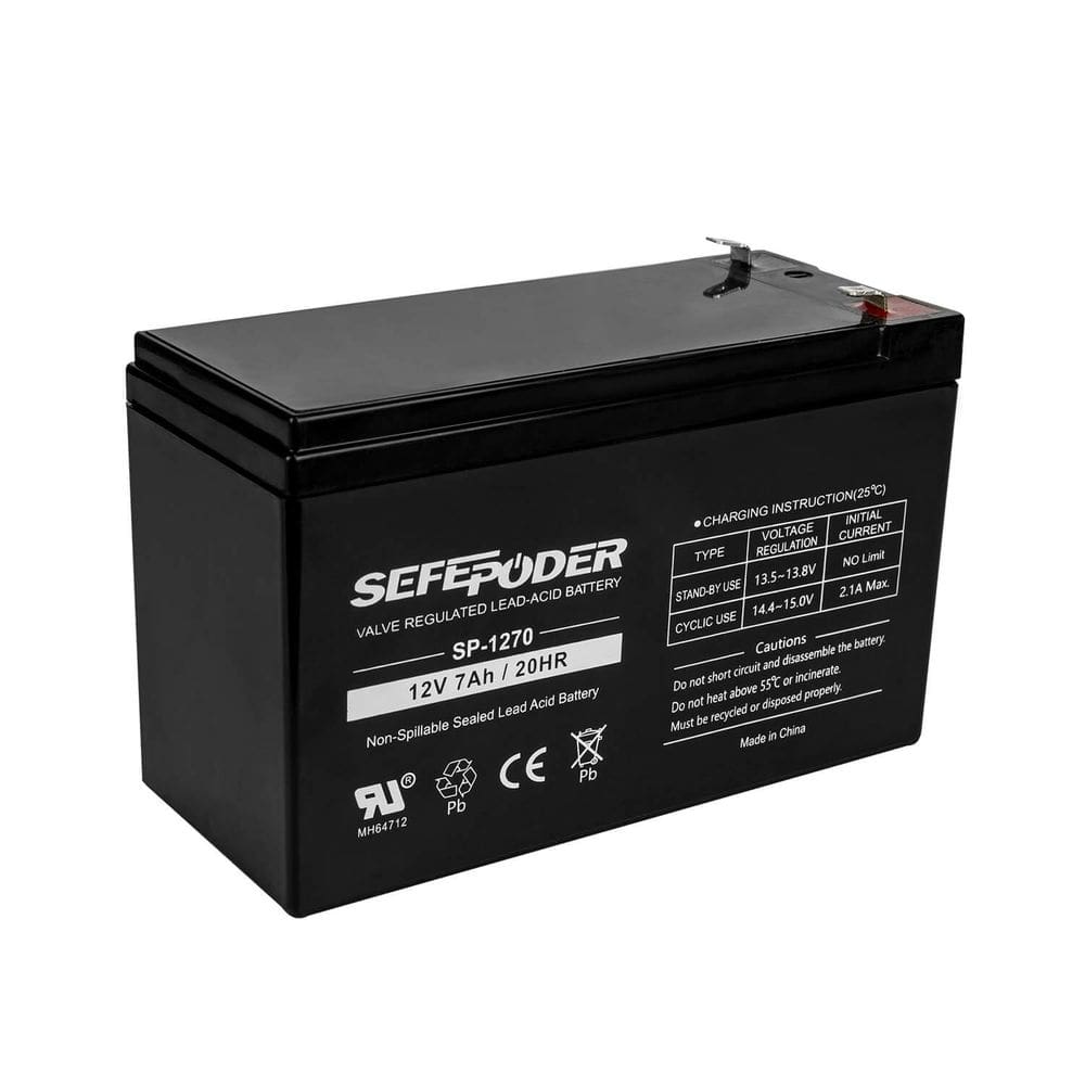 Bateria de grafite-ácido selada recarregável 12V 7Ah
