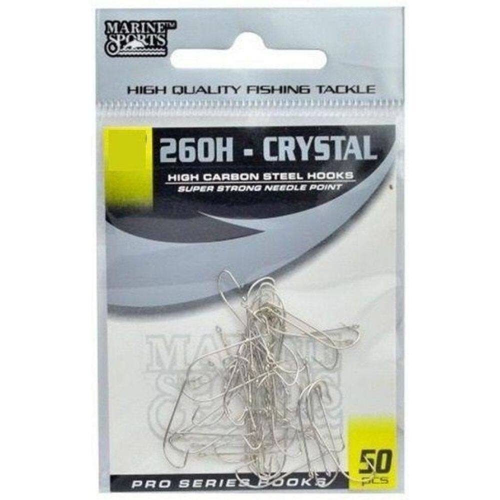 Anzol Marine Sports 260H Crystal N° 14 Nickel - 50 Peças