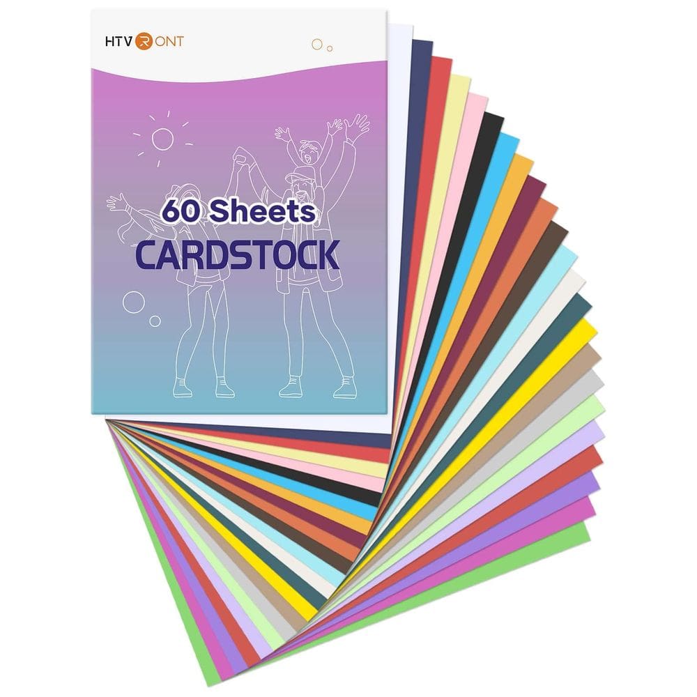 Papel cartolina HTVRONT, , A4, 230 g/m2, 60 folhas