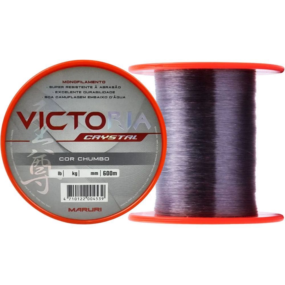 Linha Monofilamento Victoria Crystal 0,20mm 5,5lb 600m