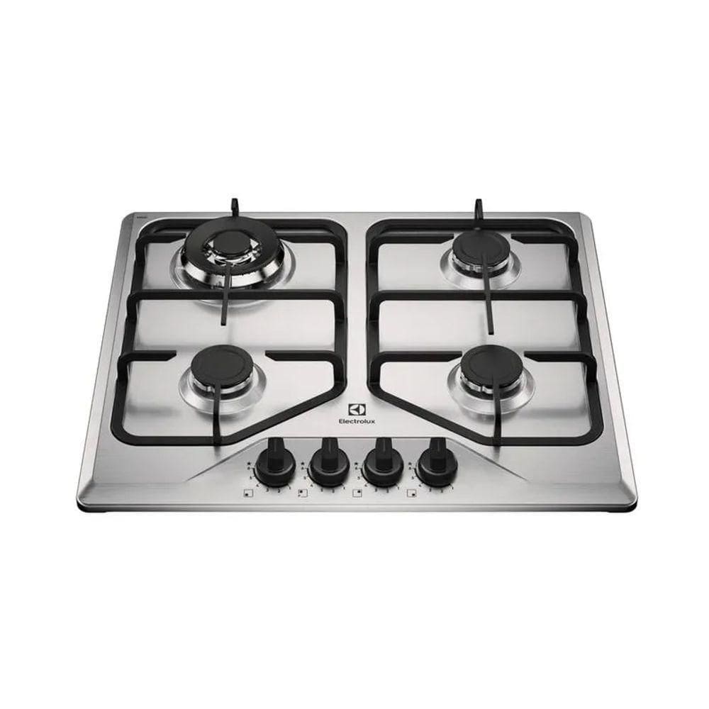 Cooktop 4 Bocas A Gás Electrolux Inox Experience KE4XCBivolt