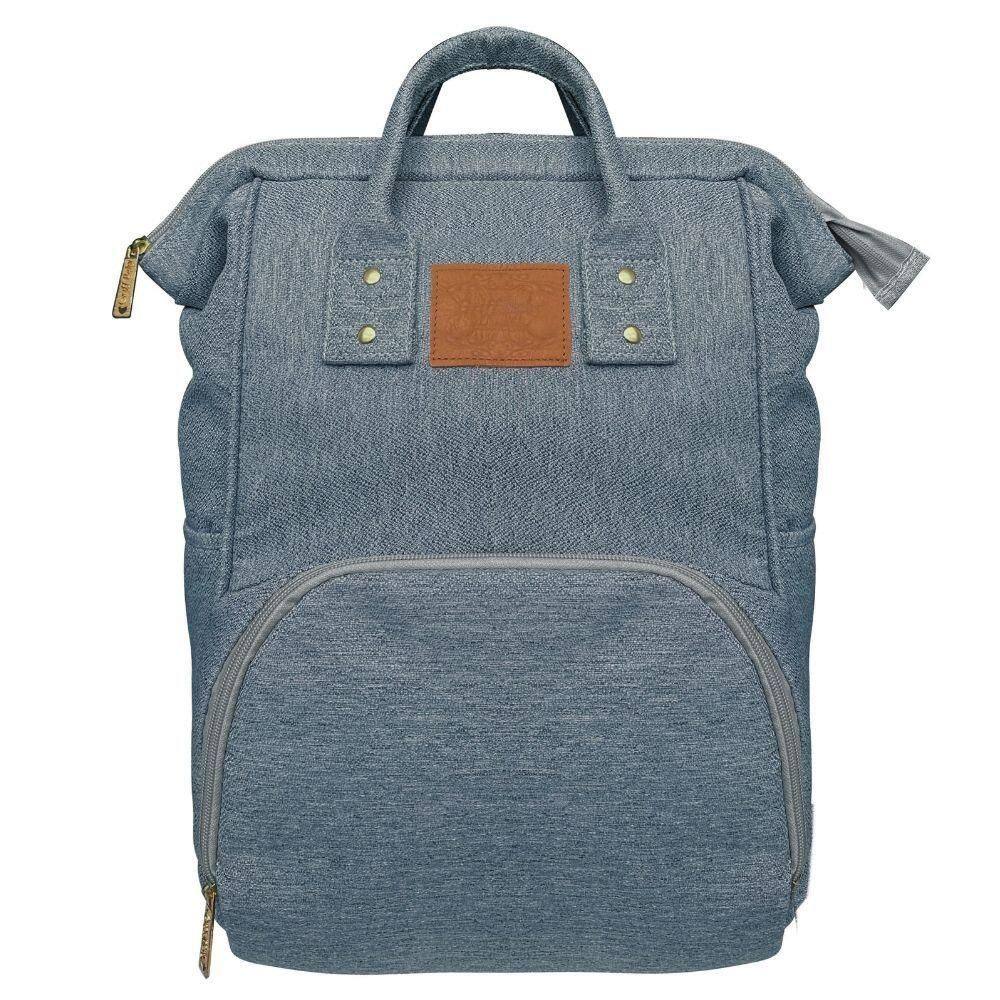 Mochila Maternidade Urban Baby Platinum Azul