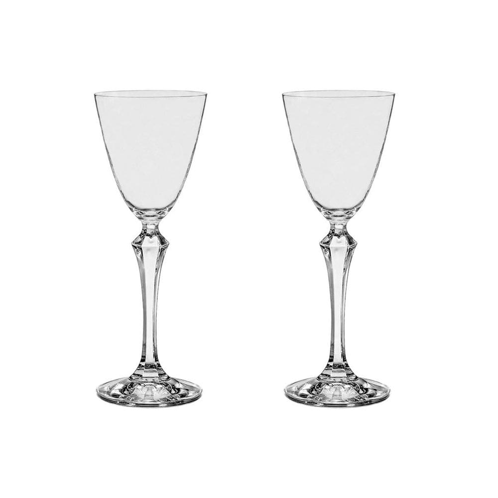 Jogo 2 Taças Cristal Vinho Branco 190 Ml Linha Elisabeth