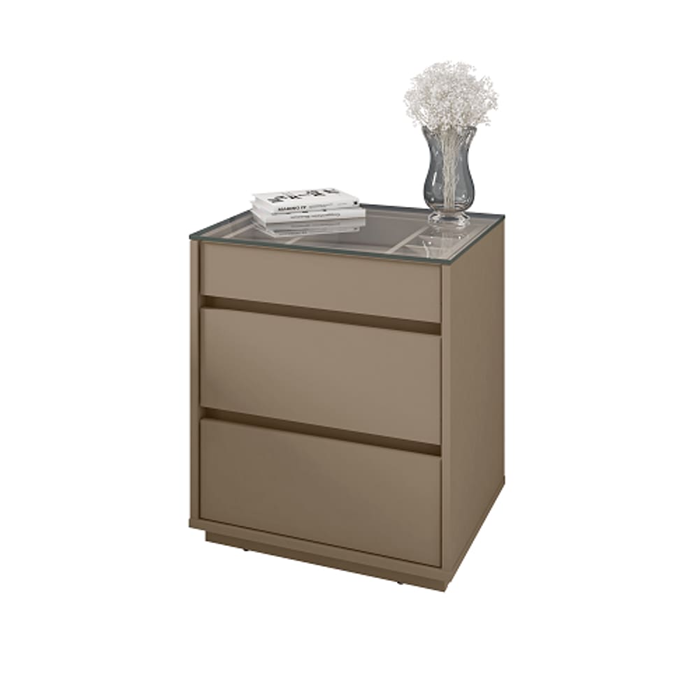 Mesa De Cabeceira Belize Fendii - Casa D Móveis