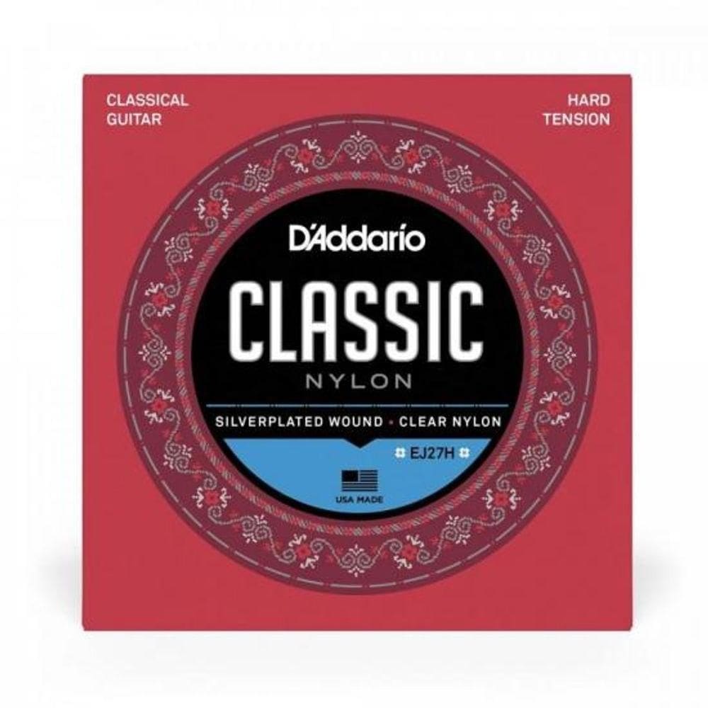 Encordoamento Violão Nylon Tensão Alta Student Ej27h D Addario