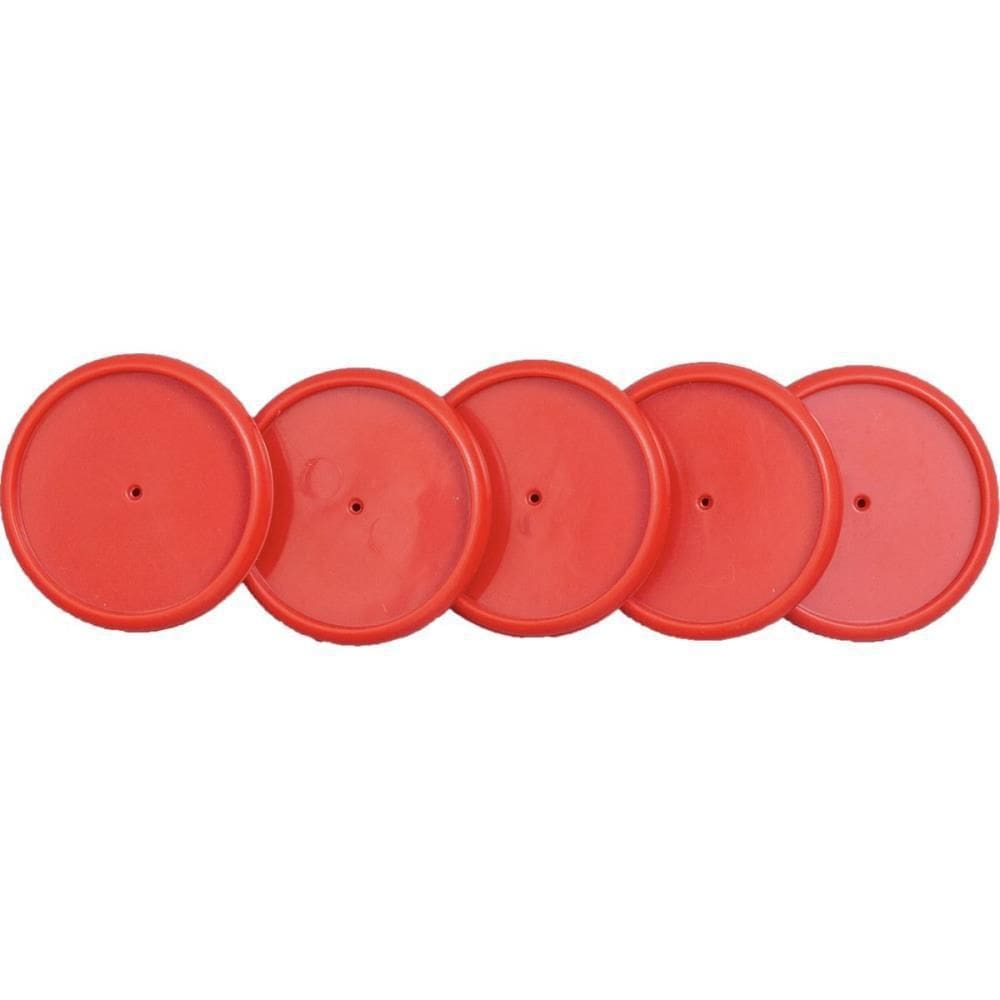 Discos Para Caderno Inteligente 31MM Vermelho Elástico 12Un
