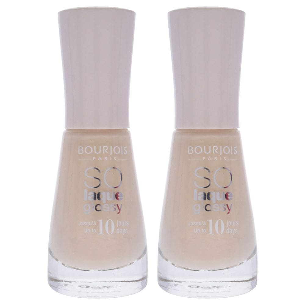 Verniz de unhas Bourjois So Laque Glossy 07 Coton Sur Ton x2