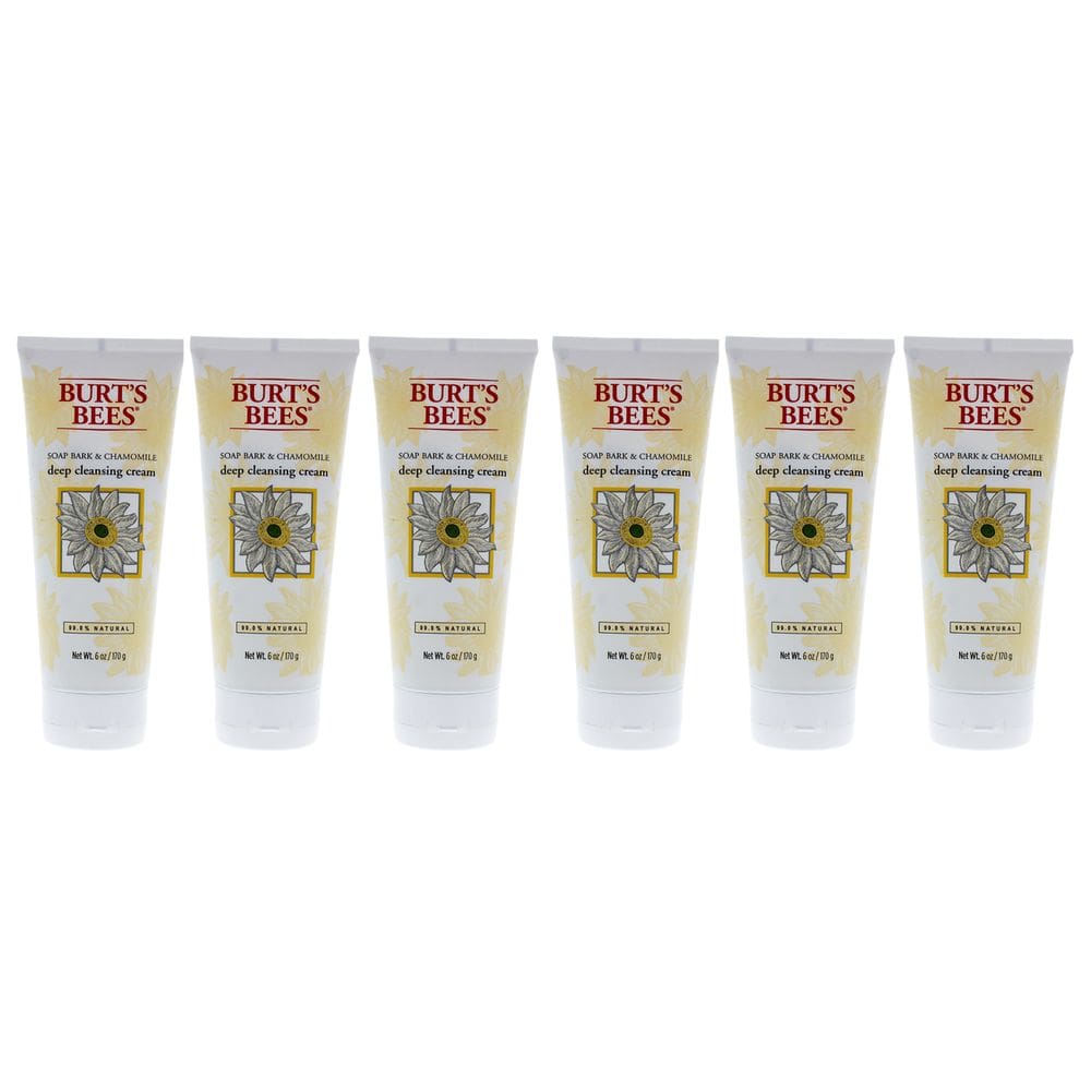 Creme de limpeza Burts Bees Soap Bark and Camomile, pacote com 6