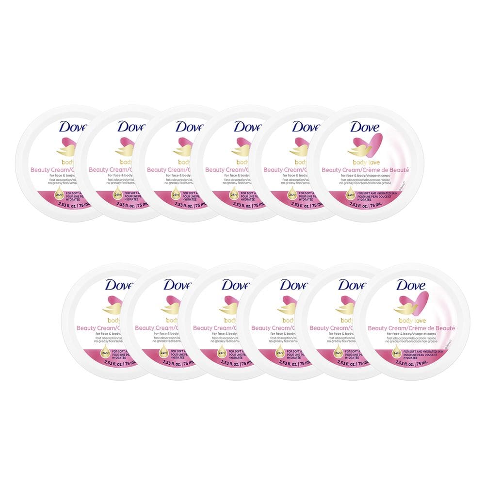Creme de beleza hidratante Dove Pink para mulheres 75 ml (pacote com 12)