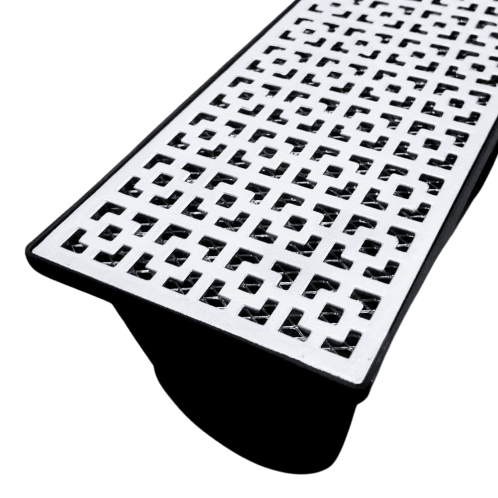 Ralo Linear 15x50 Dubai com 3 Saídas de 3 Polegadas Ideal para Drenagem de Águas Pluviais