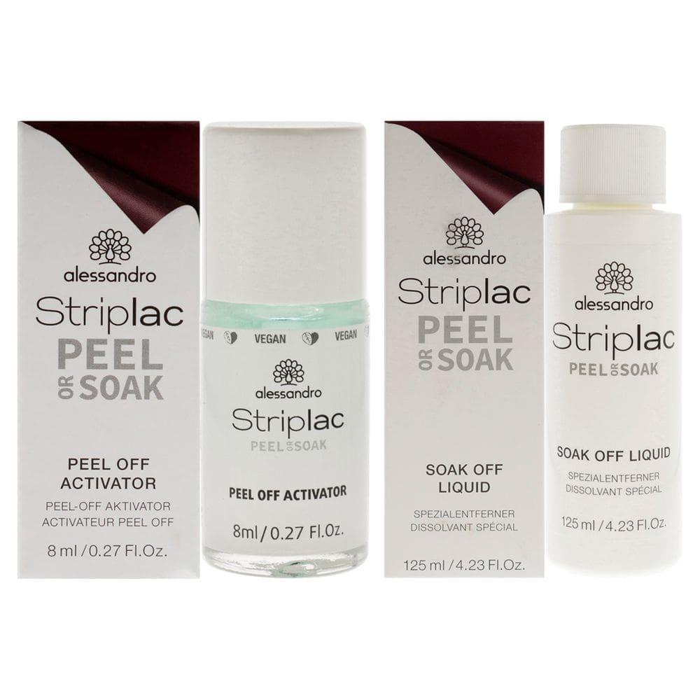Kit de remoção de esmalte Alessandro Striplac Peel or Soak