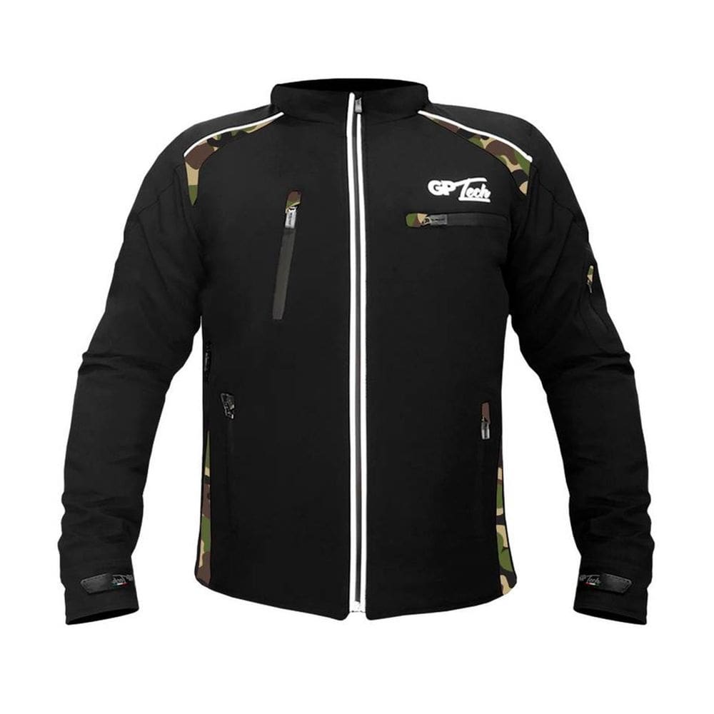 Jaqueta Gp Tech Soft Casual C/ Proteções Camuflado/Preto