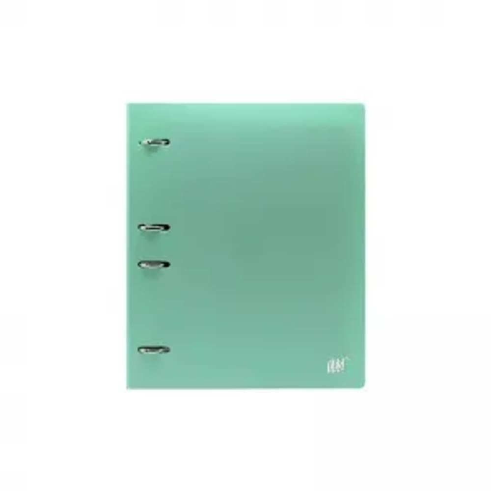 Caderno Fichário Argolado Colegial B5 C/ Divisórias E Bloco - Yes - Verde Pastel - RC4EBC VD- YES