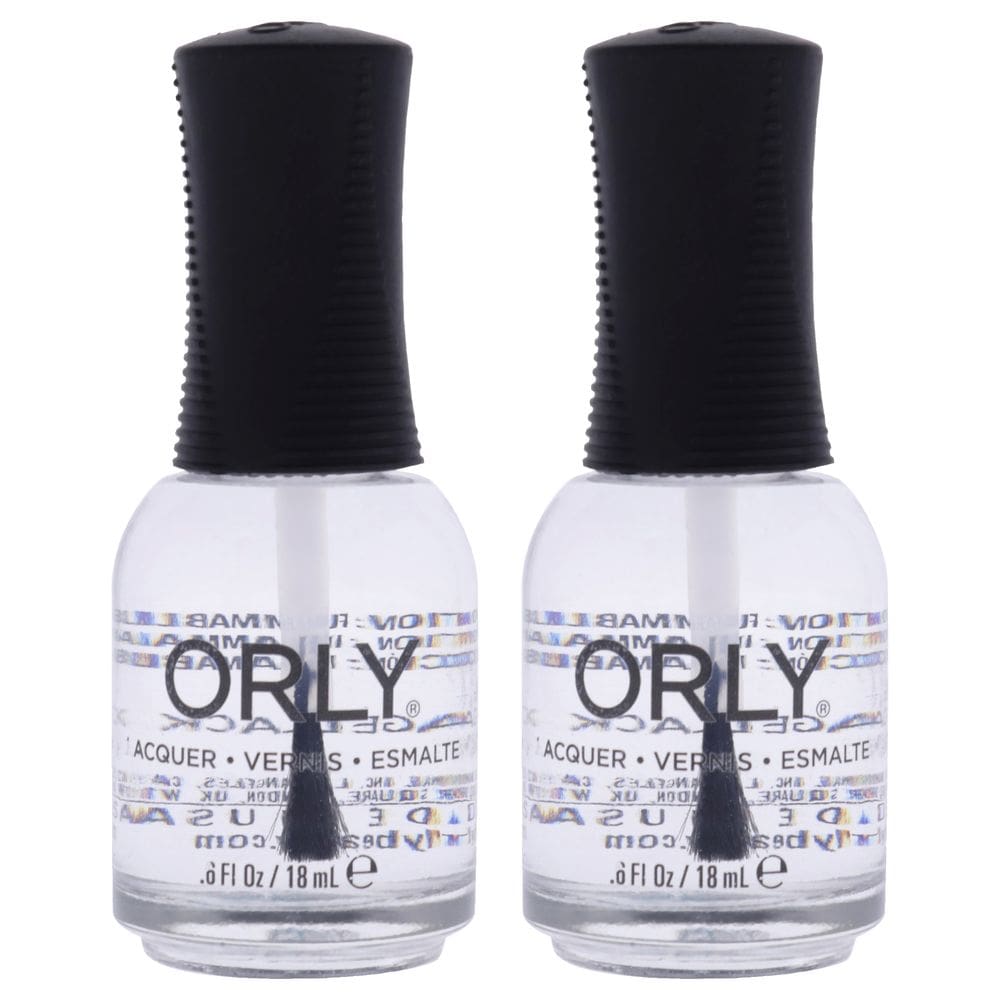 Verniz para unhas Orly Sealon Topcoat 20065 resistente a lascas, pacote com 2 unidades