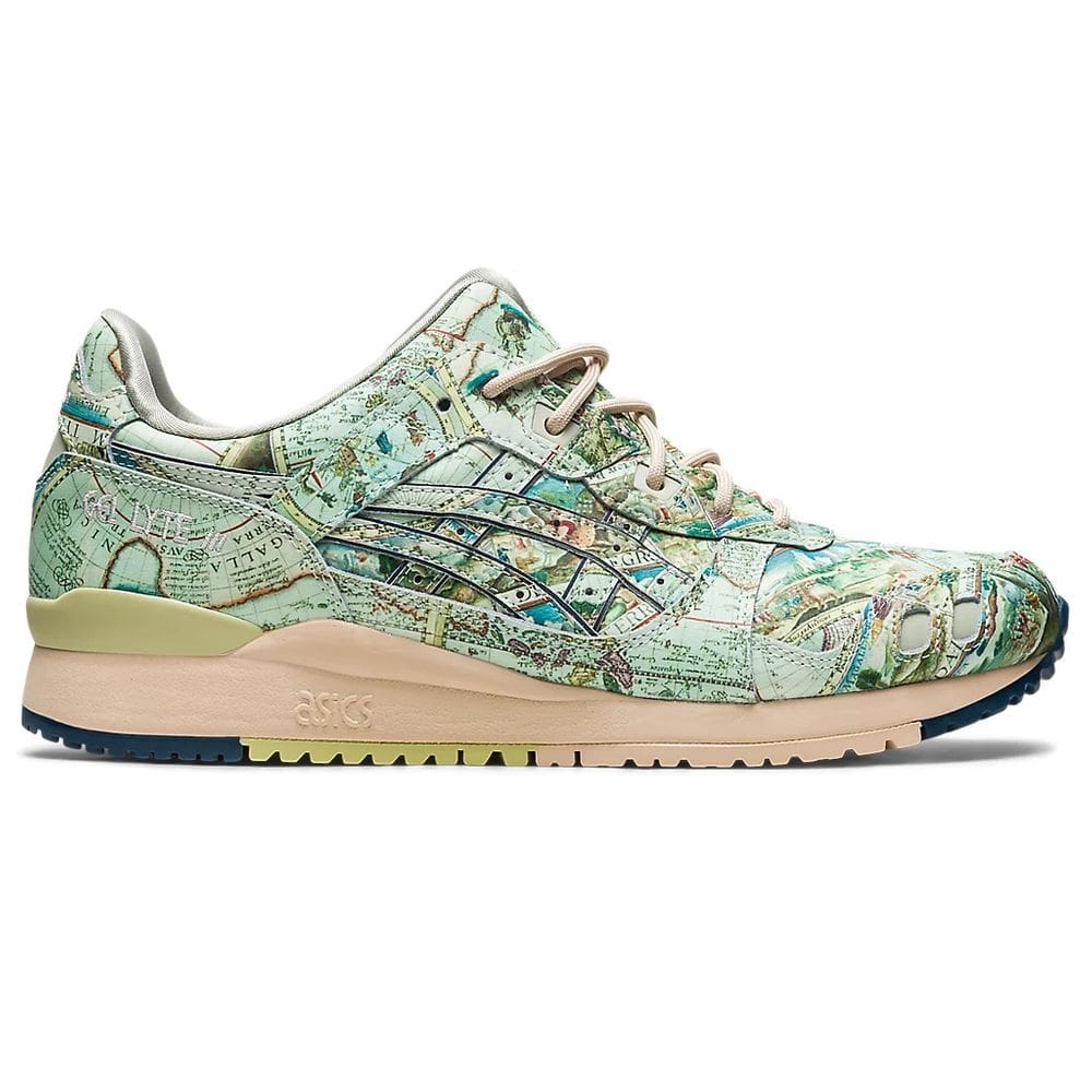 Tênis Asics Gel-lyte Iii Og X Atmos Aged Map - Verde
