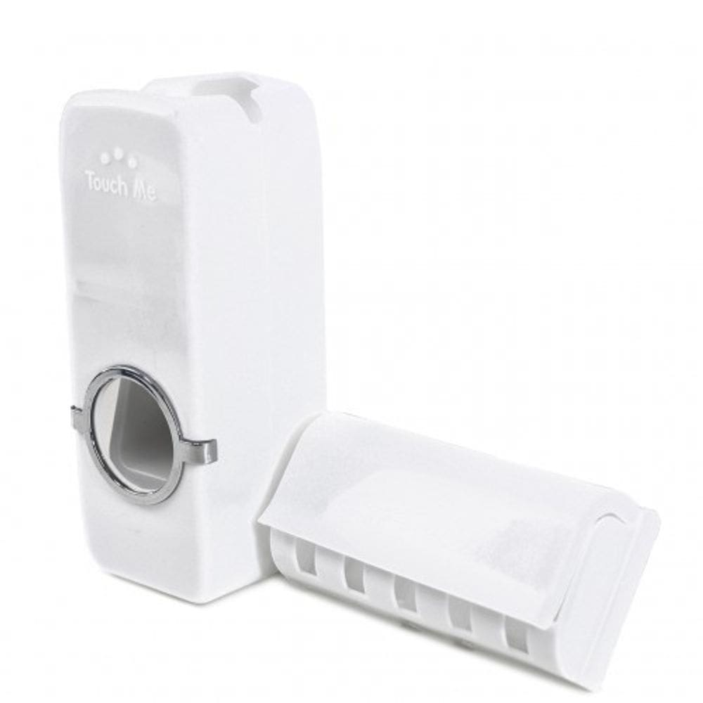 Dispenser de pasta de dente com suporte de escovas