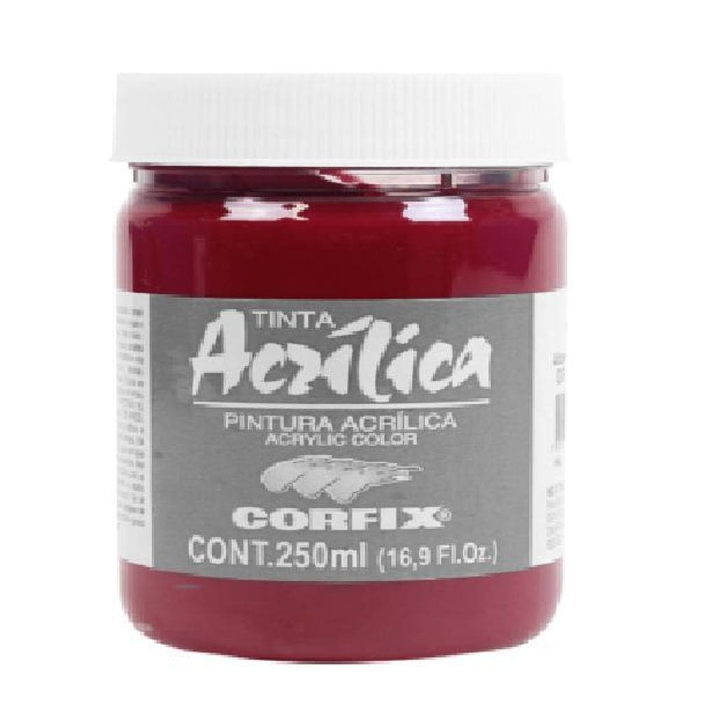 Tinta Acrílica Corfix Alizarim Crimson 104 G2 250Ml