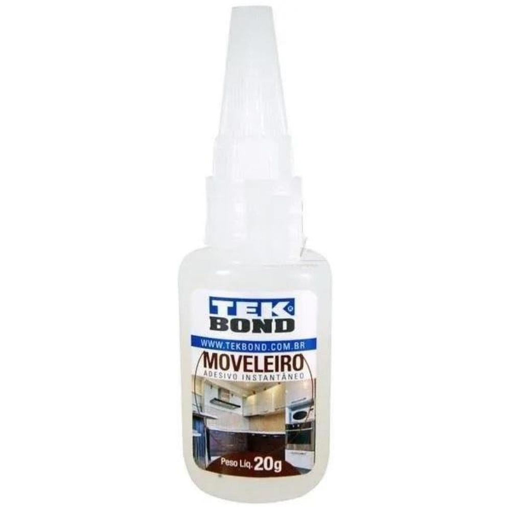 10 Un Cola Adesivo Instantânea Tek Bond Moveleira 793 20Gr