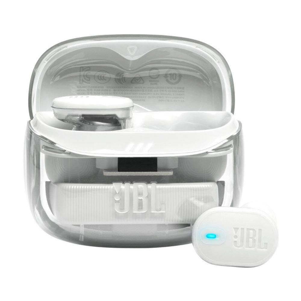 Fone de Ouvido Bluetooth JBL Tune Buds 2 Transparente Branca