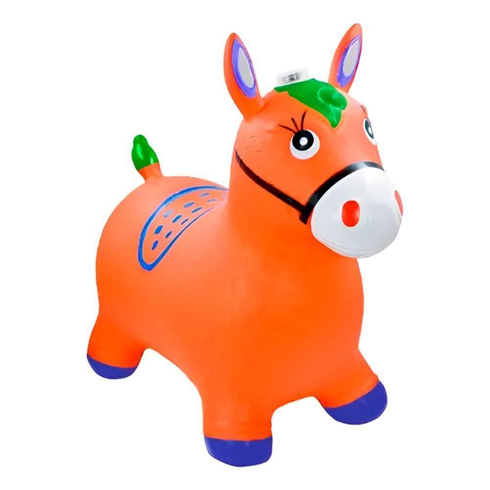 Brinquedo Cavalinho Upa Upa Diversão Criança Presente Cor:marrom