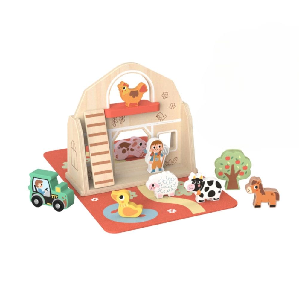 Fazendinha Encantada Maleta Madeira Tooky Toy