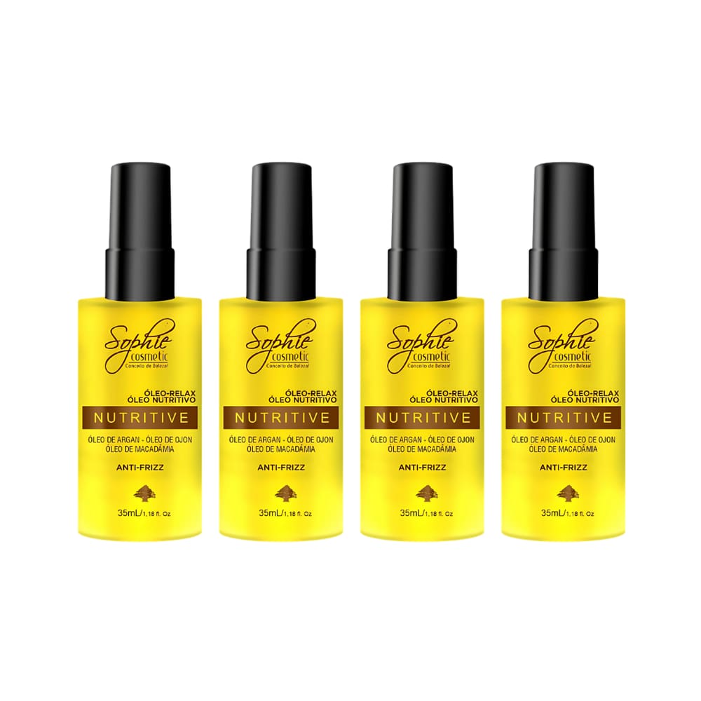 Kit 4 Silicones Nutritive 35ml Sophie Cosmetic