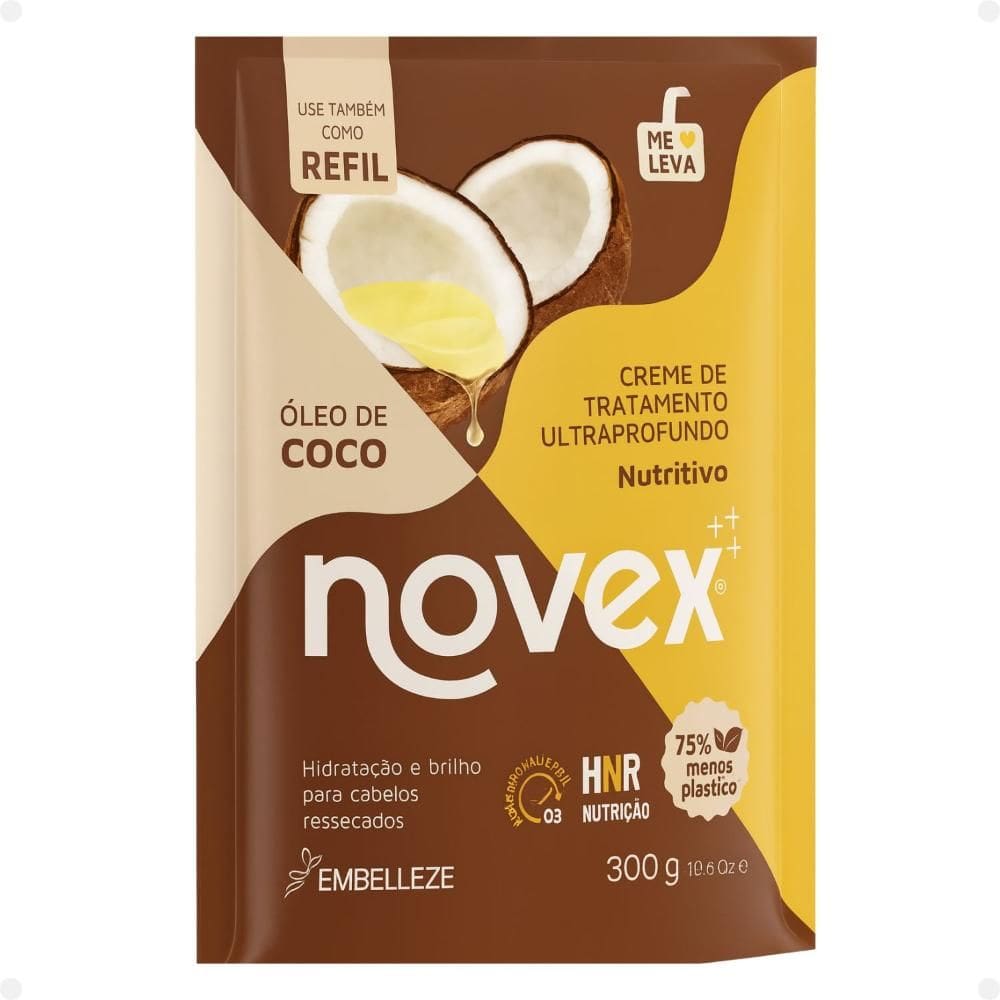 Creme de Tratamento Novex Óleo de Coco Nutritivo 300g