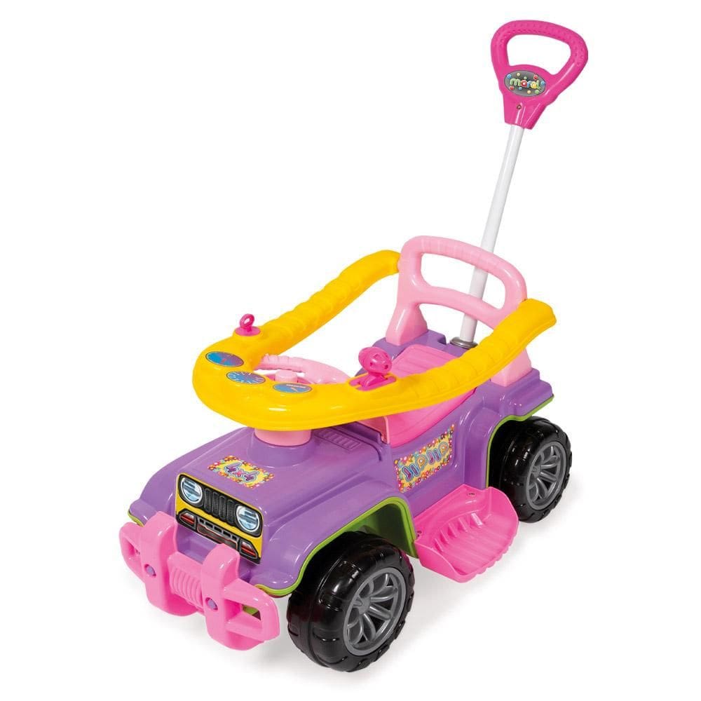 Jip Jip Menina Rosa Infantil com Haste Maral 2058
