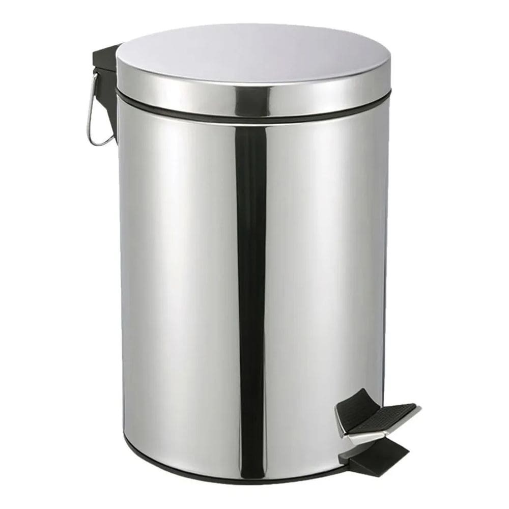 Lixeira Inox Com Pedal Cesto De Lixo Interno Removivel 3 Litros Casita