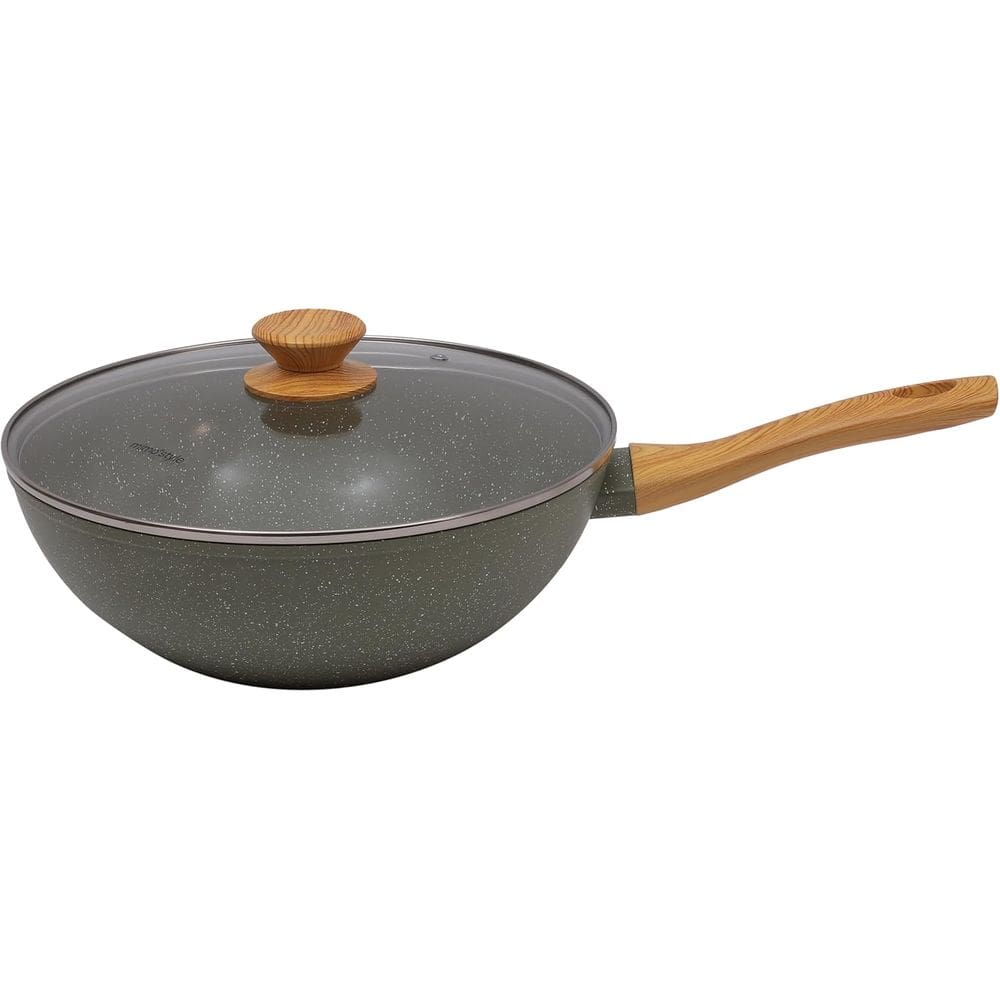 Panela Wok Esmeralda 28Cm Indução Cerâmico 4Mm Style Cook Mimo Style