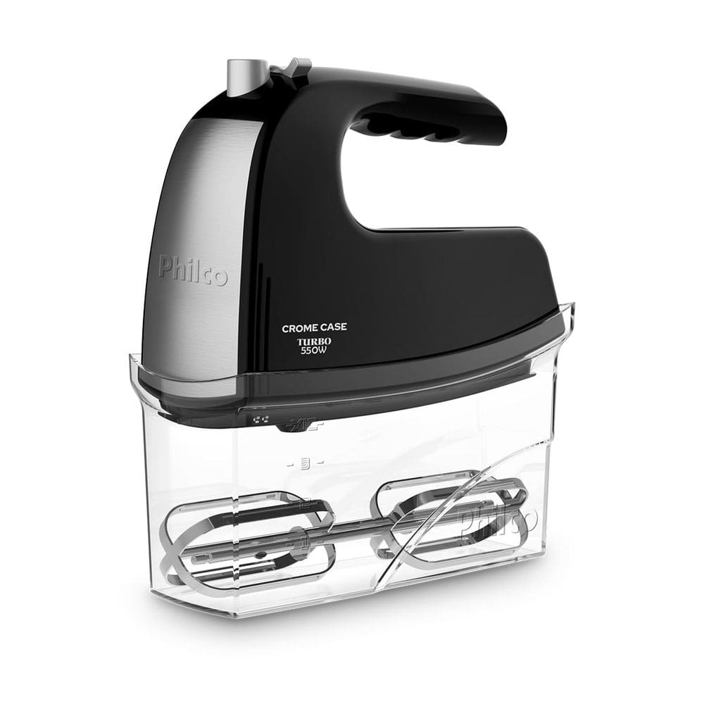 Batedeira Philco PBT450P Crome Case 550W Preta 127V