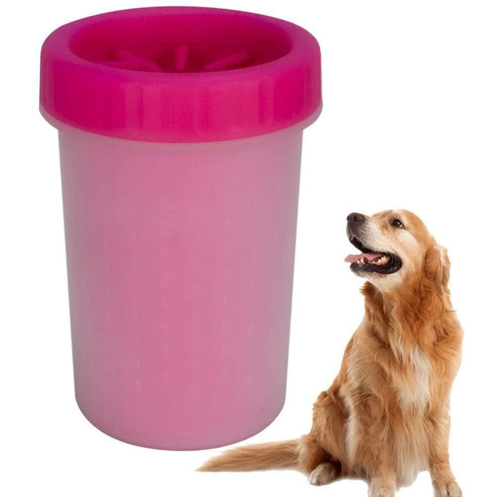 Lava Patas De Silicone Para Cães Pink G